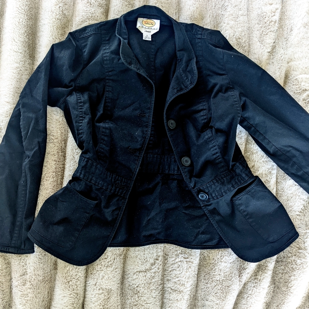 Black Casual Coat